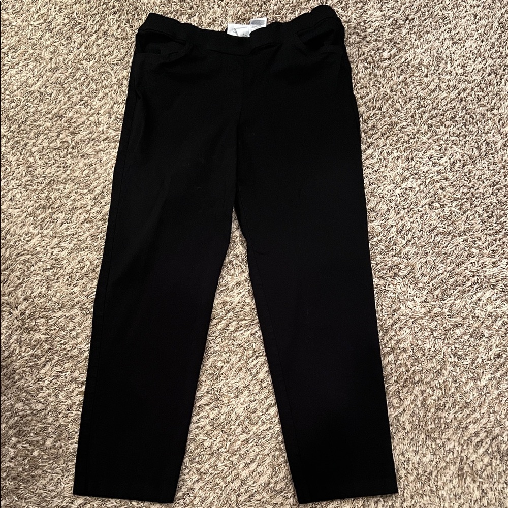 Alfred Dunner Elegant Black Trousers